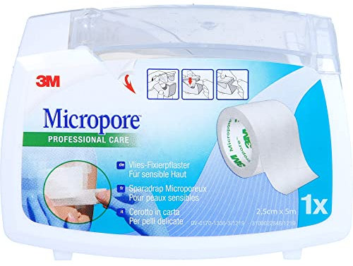 MICROPORE Vliespfl.2,5 cmx5 m m.Abr.1530NP-1SD 1 St