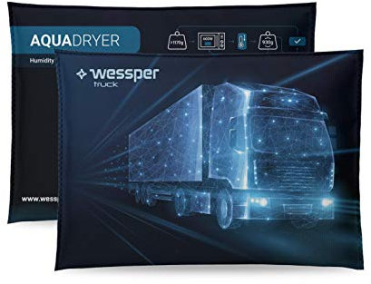 Wessper Déshumidificateur Dégivreur Auto Réutilisable, Deshumidificateur Voiture en Gel de silice, Absorbeur d'Humidité en Gel de Silice (0,9kg)