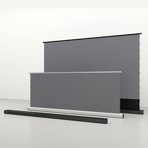 HiViLux® Golvtension motor CLR/ALR kanvas för UST-projektor: HiViPrism Cinema HDR hög kontrast/8K/4K/3D (16:9, 110 tum, 244 x 137 cm vit)
