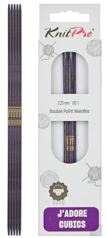 KnitPro J’adore Cubics Nadelspiele 6 (15cm) | 2,25mm