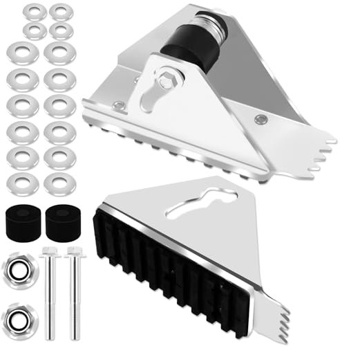 Deuson Kit di prolunga scala per scarpe, compatibile con la serie D1200-1 MK 15 e MK 16, scala in acciaio, piedini antiscivolo, scaletta di ricambio, accessori per conduttori di prolunga (23 pezzi)