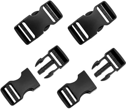 LICQIC Kunststoffschnallen, Kunststoff-Schnallen-Clips für Rucksackreparatur, Gepäckbefestigungsgurt