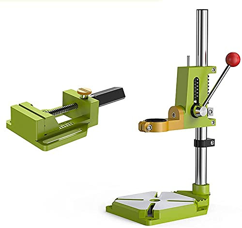 Bench Drill Press Stand,Benchtop Drill Press， Drill Press Stand Heavy Duty for Hand Drill， Drill Press Stand Table for Rotary Tool， Drill Press Workbench Repair Tool for DIY and Professional