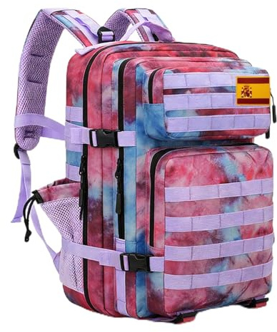 SEYATULH Mochila Táctica 45L, MOLLE para Viaje, Senderismo y Gimnasio