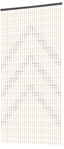 YyanLAK Cortina de puerta, 180 x 90 cm, cortina de cuentas de bambú, cortina de cuentas para puerta, cortina de cuentas para entradas, puertas y más en el baño