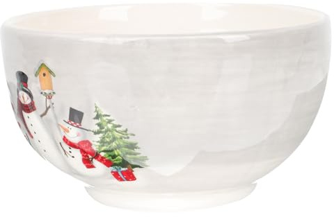 ERINGOGO Ciotola Per Zuppa in Ceramica 850 Ml, Ciotola Di Riso Multifunzione Per Uso Domestico, Accessori Alimentari Natalizi Riutilizzabili Per Cena e Pasti Caldi o Freddi