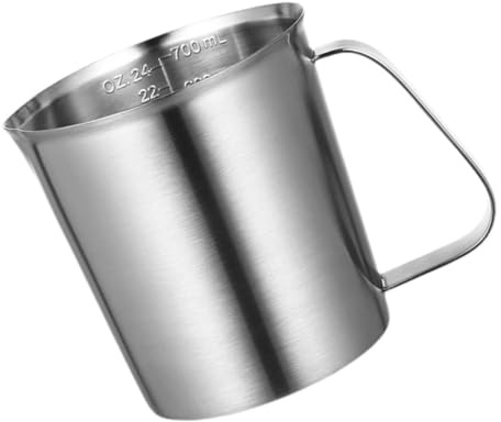 EPIGEIST 1pezzi Tazza Graduata Per Caffè Tazza Bilancia Versatile Misurino Da Cucina Robusto e Durevole Resistent Freddo Caldo Per Latte Frutta Secca Succhi Di Frutta