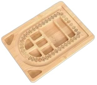 rockible Plateau Perles avec Rainures Lisse Plateau à Perles Robuste Planche à Bijoux pour Loisirs Créatifs, Mini Plateau De Bracelet