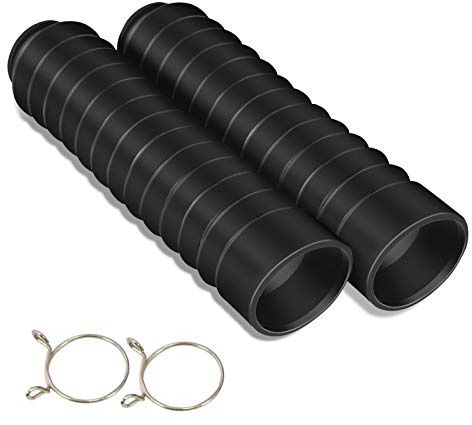Motorrad Gummi Front Gabelschutz Gamaschen, Motorrad-Gabelschutz, Motorrad-Gabel-Gamaschen Gators Stiefel Stoßdämpfende Staubschutzhülle 205 mm x 42 mm