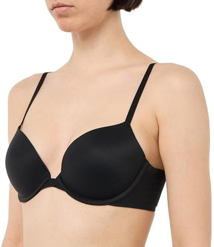 Calvin Klein Donna Reggiseno Scollato con Push-up, Nero (Black), 2B
