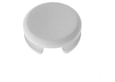 White Replacement Analog Joy Stick Thumb Cap Button Circle Pad 3D Cover, Compatible with Nintendo 3DS / 3DS XL/NEW 3DS / NEW 3DS XL / 2DS / NEW 2DS XL