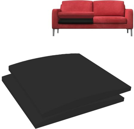 Cuscino di supporto per divano cedente, 40/50/60 cm, inserto in schiuma ad alta densità, per divano, mobili, seduta, sotto il divano, in schiuma curva (2,60 x 60 cm)
