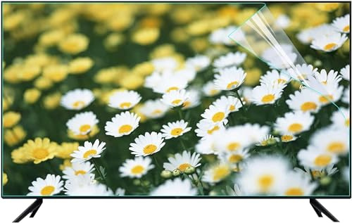 LOKLNEYK 32-75 Inch Anti-Glare, Dustproof Anti Scratch Blue Light Film Relieve Eye Strain for LCD LED OLED 4K HDTV,39in(60in(1327 * 749mm))