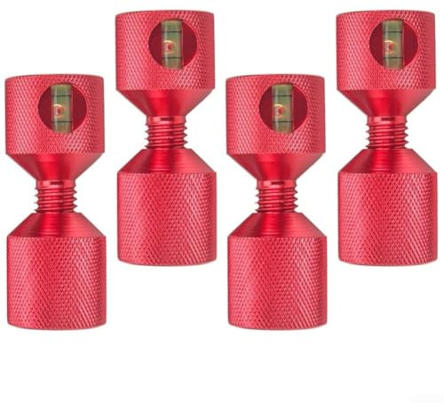 Feeshoppher Dual-Hole Flange Alignment Pins with Built-in Level for Precise 1-18 Inch 150 lb Class Flanges, Precision-Machined Aluminum Alloy Construction, Ergonomic Design for Quic