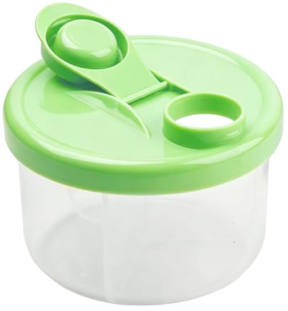 Portable Formula Dispenser, 300ml Divided Milk Powder Holder, Formula Holder Travel Containers, Rotatable With Cover Milk Powder Dispenser Pots, For Shopping Travel