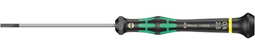 Wera 05118008001 0.4 x 2.5 x 80 mm 2035 Screwdriver for Slotted Screws - Silver