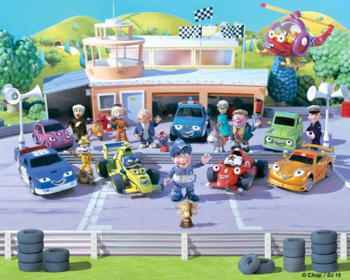 Walltastic 40281 Roary the Racing Car Designer Fototapete