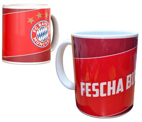 FC Bayern München Tasse Sprüchetasse, Cup, Mug, Kaffeetasse, Tasse, Kaffeebecher (Fescha Bua)