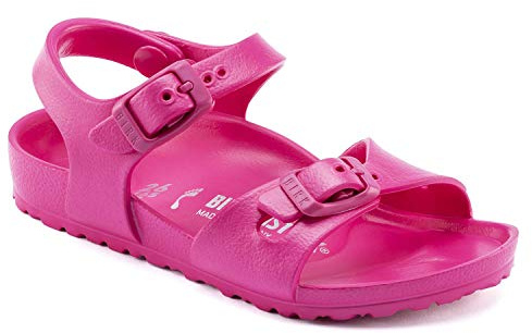 Birkenstock Kids RIO BF DD 731303 Unisex barnträskor & sandaletter, Rosa betroot lila, 32 EU