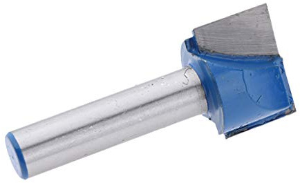 perfk 8mm Schaftfräser – Nutfräser für Holzbearbeitung, 8x19mm, Titanstahl mit hitzebeständiger Beschichtung, Ideal für Handarbeit & Profi-Anwendungen