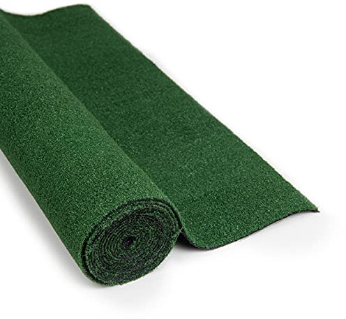 Green Turtle Kunstrasen Outdoor 8 mm - 100 x 200 cm (2 m²) – Für Balkon, Terrasse oder Garten – Natürliche Optik – Hohe Dichte mit 11.000 Fäden – UV-beständig mit Drainage – Haustierfreundlich – Grün