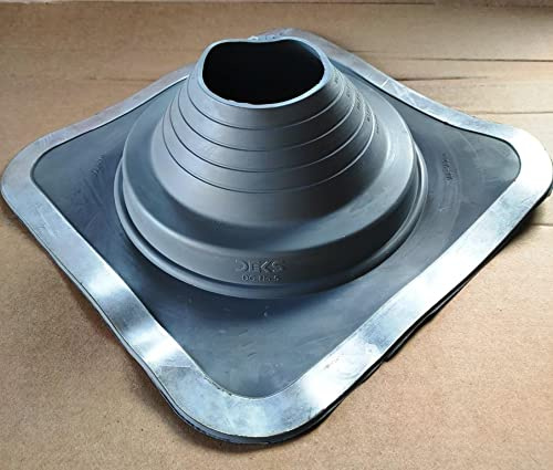 Roof Flashing Seal 06G for Flue Pipes, high Temperature (up to 200 deg C) 5 to 9 Diameter 06G