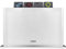 Tower T847042 4pce Chopping Board Set with Stand, Grey/Fleck Design