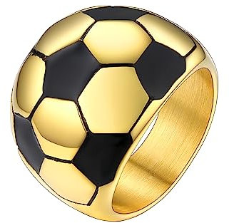 PROSTEEL Ring tjocka ringar för män ringar i rostfritt stål guld för män ringar tumring
