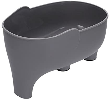 Passoire d'évier en forme d'éléphant, panier de drainage en plastique en forme d'éléphant, efficacité améliorée, pour aliments, fruits, légumes, pâtes