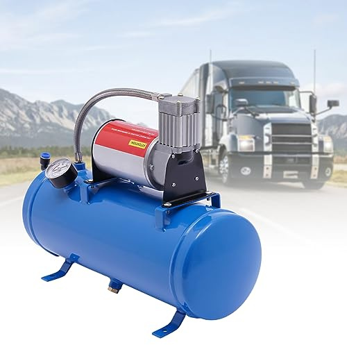 Compresor de aire para tanque de aire, motor de automóvil y kit de trompetas
