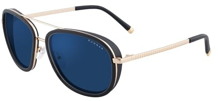 Gunnar Lunettes lumière bleue - Dume - Or - Sun