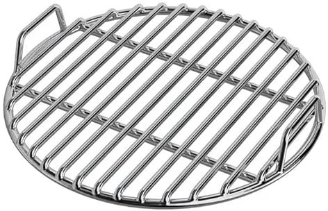 Extra tjock diameter 30 cm/35 cm/40 cm rund rostfri grillgaller, BBQ grillgaller bakplåt för camping, picknick, trädgård