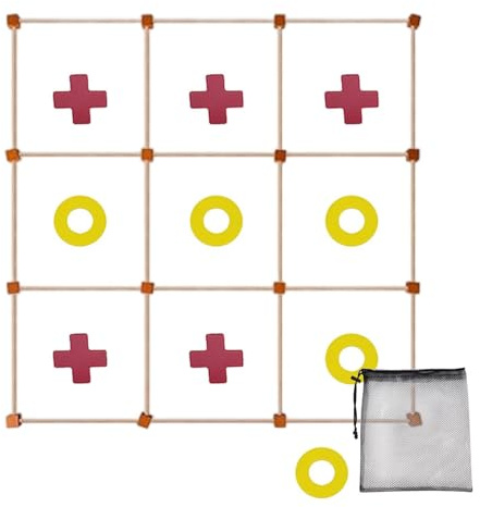Gihioue Enorme Juego al Aire Libre - Juegos de jardín Juegos de césped, Educativo para Promover la coordinación de los Ojos de la Mano para niños para Carnaval, cumpleaños, Camping, jardín