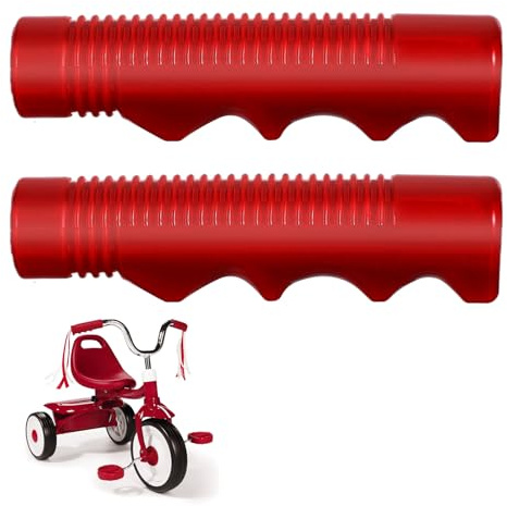 1 poignée de guidon de vélo pour enfant - Antidérapantes - Avec design rainuré - Poignées ergonomiques - Pour enfant - Diamètre intérieur : 0,75 pouces