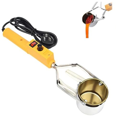 Pelting Eléctrico De Fusión Por Crisol De Plomo - 500/1500/3000g, Crisosos Para Metal De Fusión, Moldes De Plomo Para Pesas De Pesca Y Colgante De Metal, Adecuado Para Mohos De Balas Kit 500G