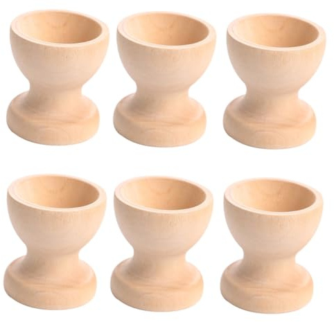 STOBAZA 6 Pezzi Portauova in per Cucina e Colazione Contenitore per Uova Sode e Crude Supporto da e Decorativo Adatto per Uso e Ristoranti