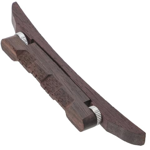 CONGARTENO Rosewood Mandolin Bridge Replacement Height Professional Mandolin Part Musical Instrument Accessory for Easy Installation and Carrying