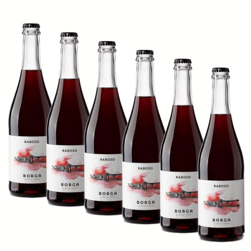 SUPER OFFERTA Raboso Frizzante IGT | Vino Rosso Veneto | 6 Bottiglie 75cl | Idea Regalo