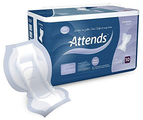 Attends Contours Regular 10 Pads