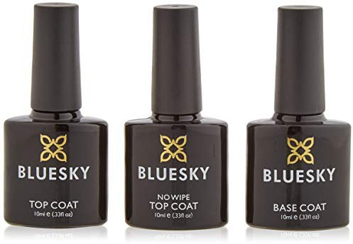 Bluesky Top Base No Wipe UV/Gel Nail Polish, 10 ml
