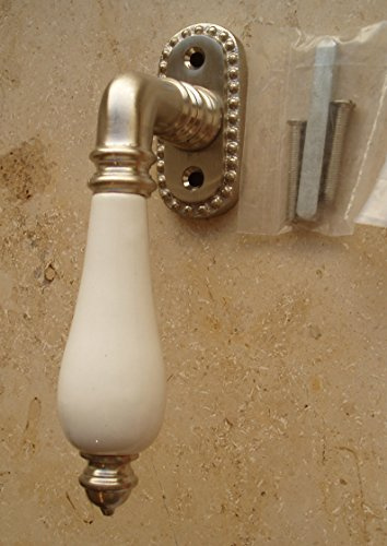 Graf von Gerlitzen Messing Nickel Fenstergriff Fenster Griff Fensterolive Olive Gründerzeit F26N