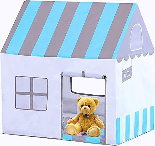 Tenda per bambini, tenda per bambino, castello per bambini, blu, rosa, regalo di compleanno, interno/esterno, sala giochi, sicurezza e non tossico