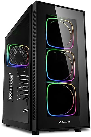 Sharkoon TG6 RGB, carcasa para PC ATX, vidrio templado