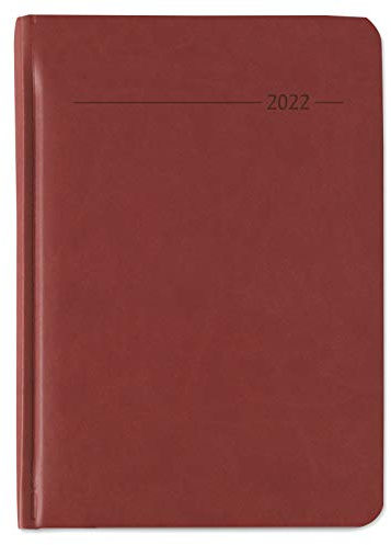 Wochen-Minitimer Tucson rot 2022 - Buch-Kalender A6 (11x15 cm) - 1 Woche 2 Seiten - 192 Seiten - Alpha Edition
