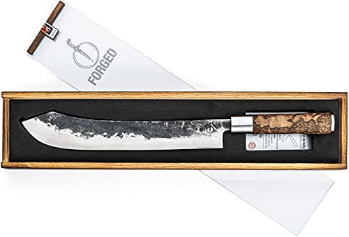 Forged VG10 slaktkniv, 25,5 cm, handgjord, i trälåda