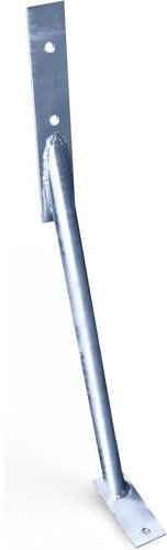 Anclaje para postes, 71 cm, protección contra el viento, anclaje para suelo, anclaje para vallas, ancla