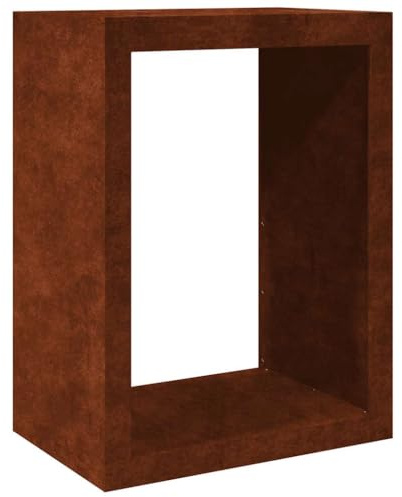 vidaXL Brennholzregal 60x40x80 cm Wetterfester Stahl