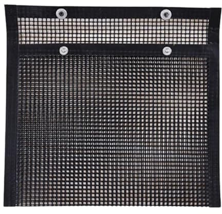 Barbecue Net Non-Stick Mesh Grill Bag Barbecue Net Mat Bag BBQ Pad Kitchen Meat Vegetables Cooking Grilling Pouch High Temperature Resistant for Baking Smoking(22x27cm)