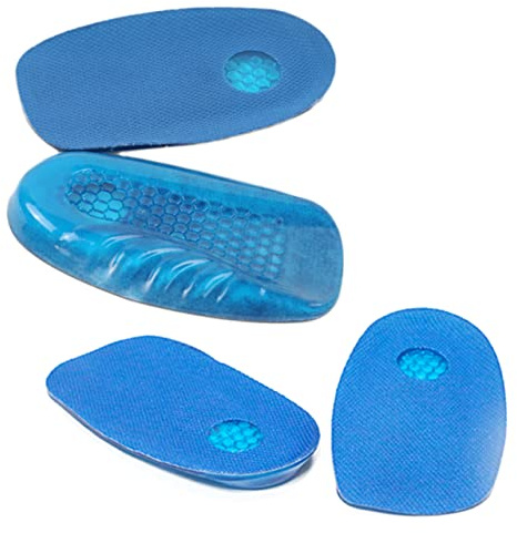 SEWOART Schuhfersenpolster aus Silikon-gel Einlegesohlen zur Fußpflege Halbeinlegesohlen für High Heels Fersenkissen zum Schutz vor Blasen und Schmerzen