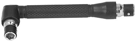 Segrehy Double Head L Shaped Socket Wrench with 1 4in Hex Shank for Efficient 90 Degree Angle Tightening and Industrial Applications